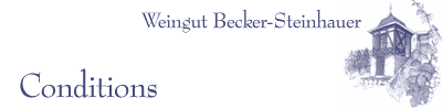 AGB des Weinguts Becker-Steinhauer